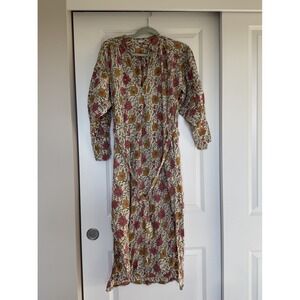 eric bergere dou bochi dress Floral Designer French Size‎ XS Midi